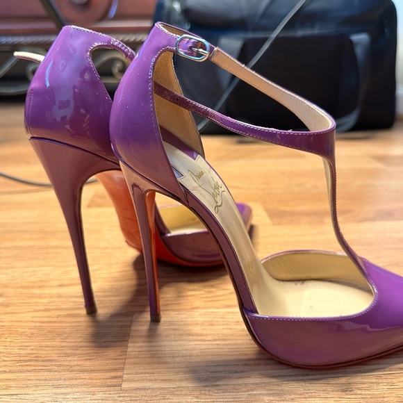 Authentic Christian Louboutin Patent J String 100 - Picture 4 of 9